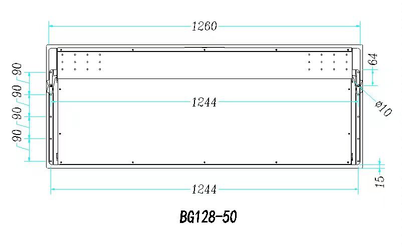 Dutchflames elektrische haard 1280
